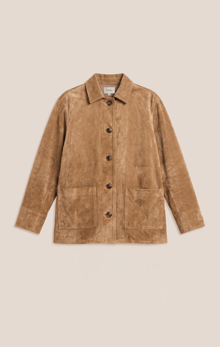 Jackets Decker Faux Suede Chore Coat Light Sand