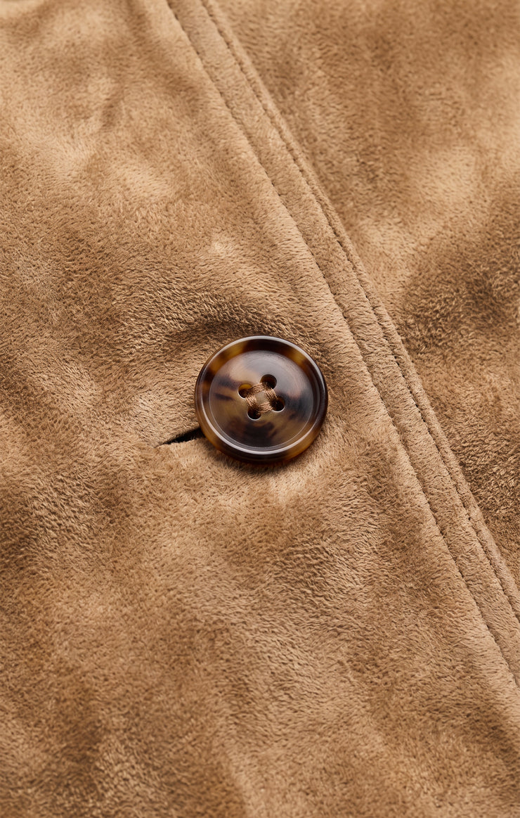 Jackets Decker Faux Suede Chore Coat Light Sand