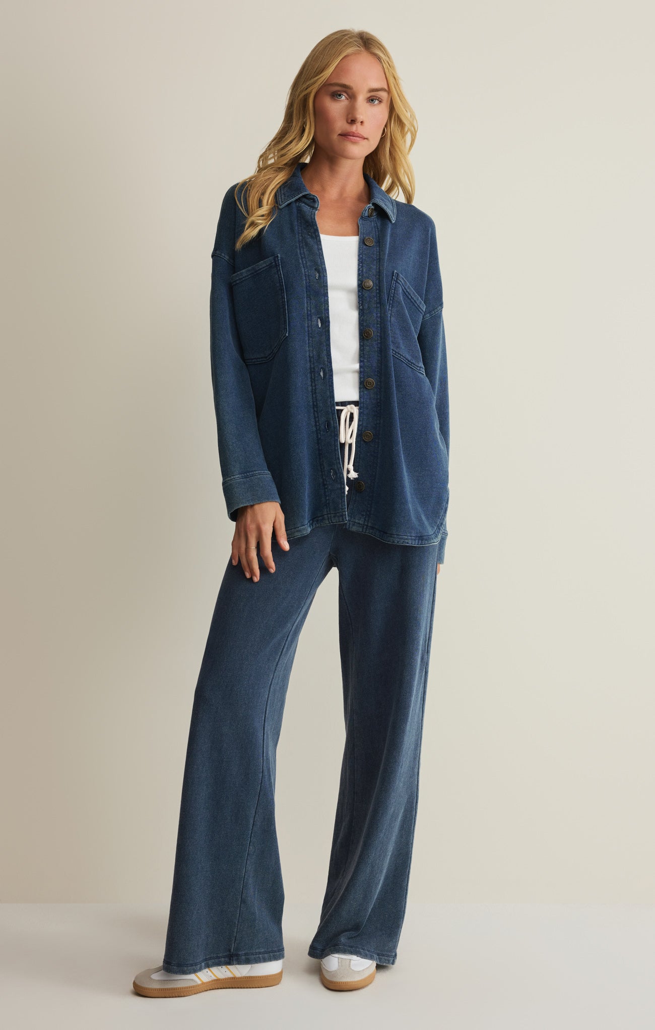 CTHY WOOL DENIM JACKET ＆ WIDE TROUSERS All Day Knit Denim Jacket – Z SUPPLY