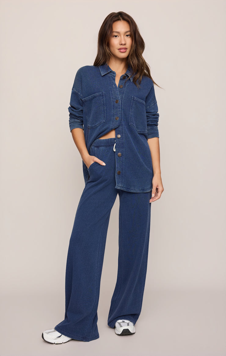 Jackets All Day Knit Denim Jacket Indigo