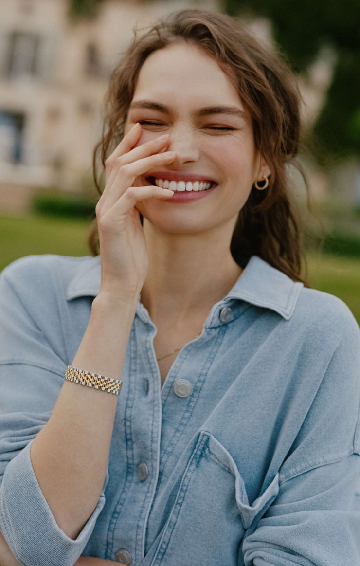 Jackets All Day Knit Denim Jacket All Day Knit Denim Jacket