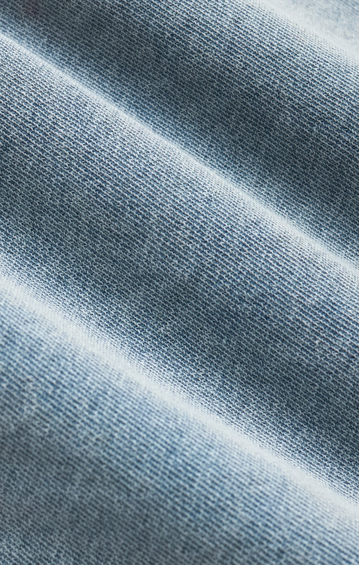 Tops Daily Knit Denim Cardigan Ocean Air Indigo