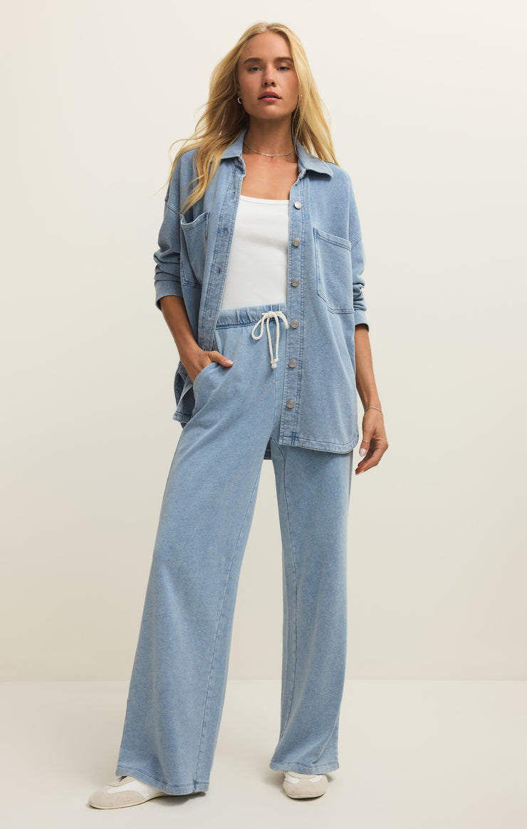 Jackets All Day Knit Denim Jacket All Day Knit Denim Jacket