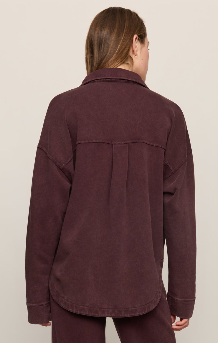 Jackets All Day Knit Jacket Berry Noir