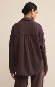 JacketsAll Day Knit Jacket Chocolate Cherry