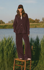 JacketsAll Day Knit Jacket Chocolate Cherry