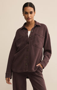 JacketsAll Day Knit Jacket Chocolate Cherry