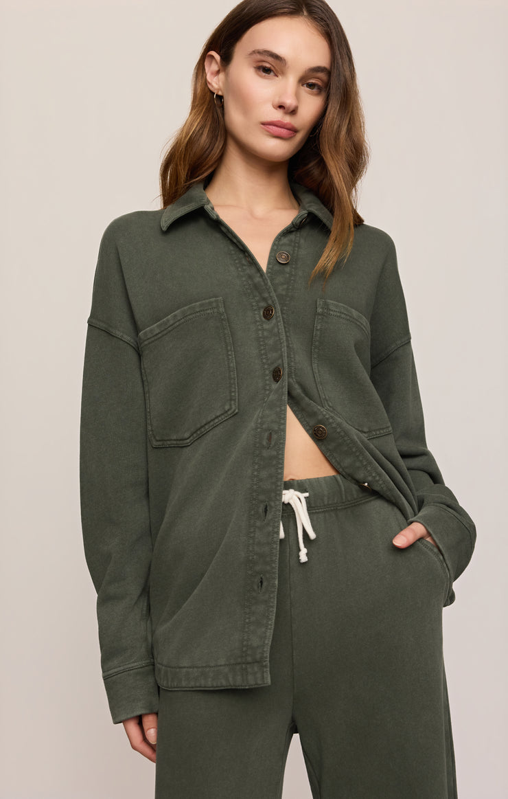 Jackets All Day Knit Jacket Classic Olive
