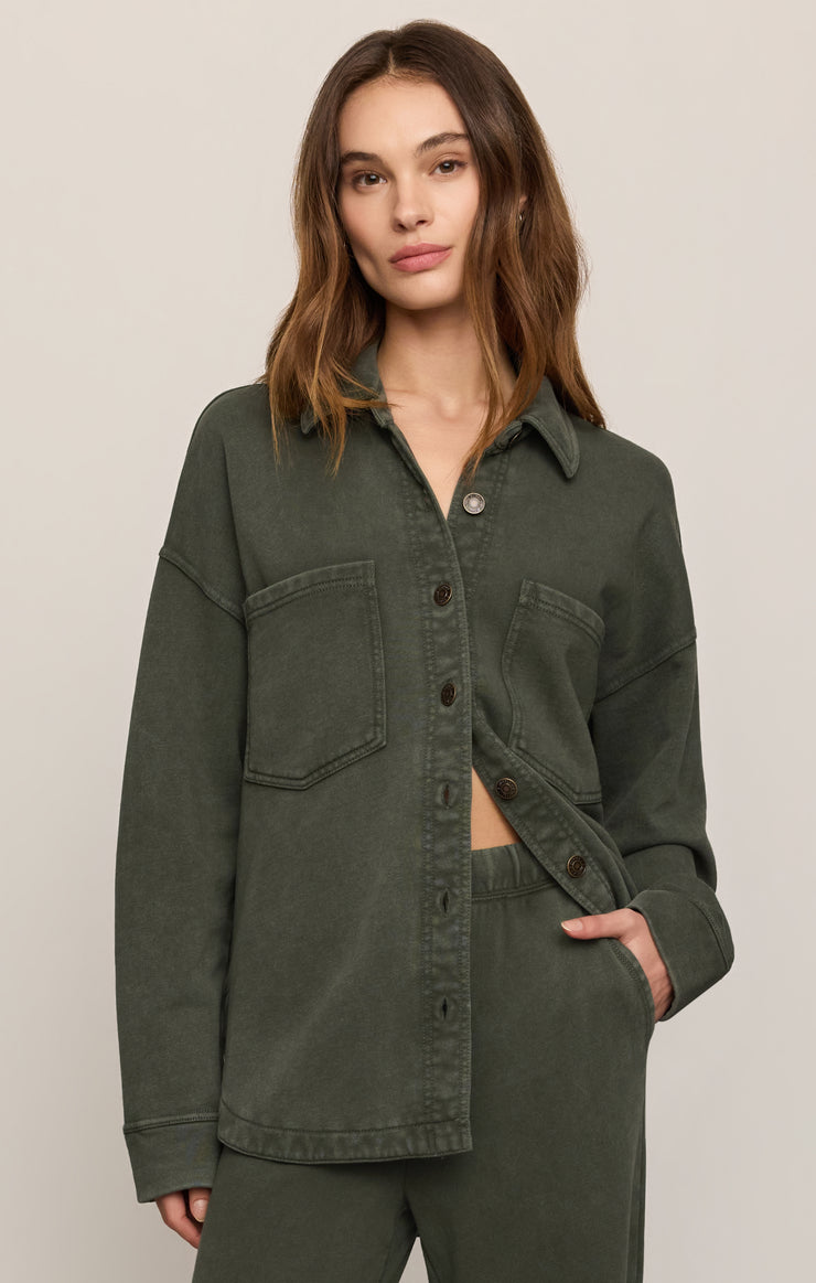 Jackets All Day Knit Jacket Classic Olive