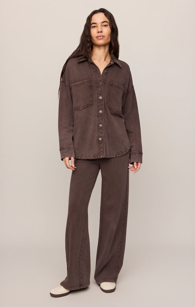 Jackets All Day Knit Jacket Dark Chocolate
