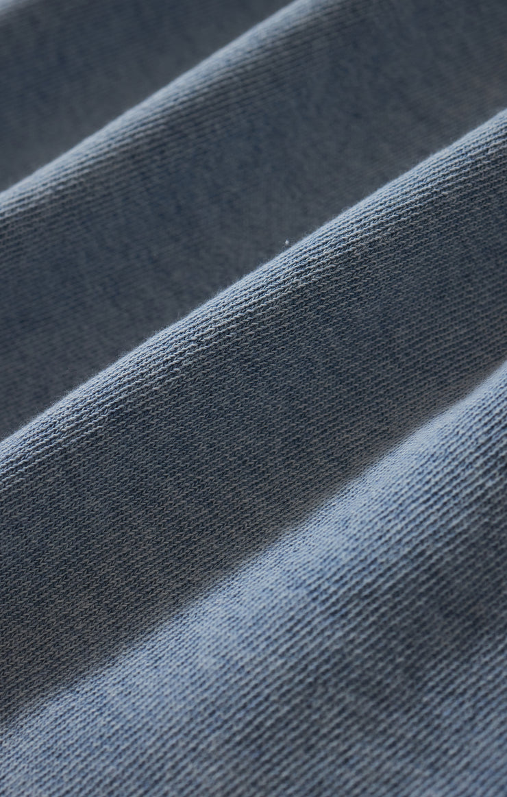 Jackets All Day Cropped Knit Denim Jacket Ocean Air Indigo