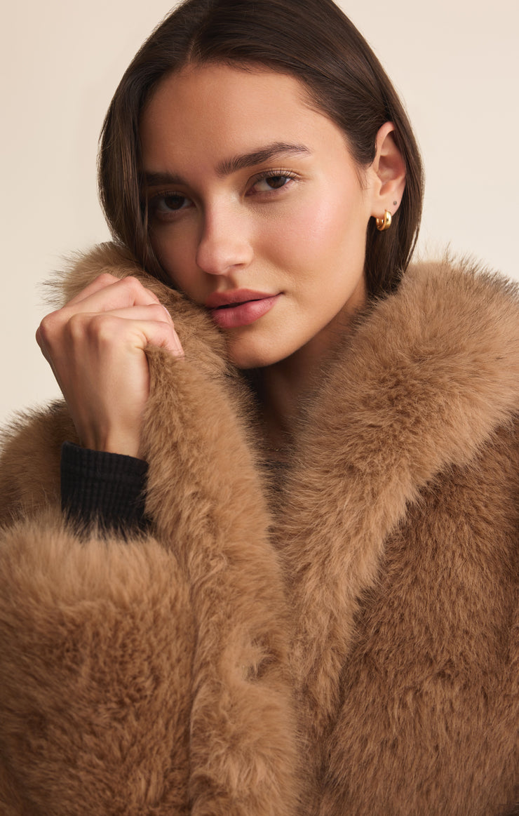 Jackets Logan Faux Fur Coat Logan Faux Fur Coat