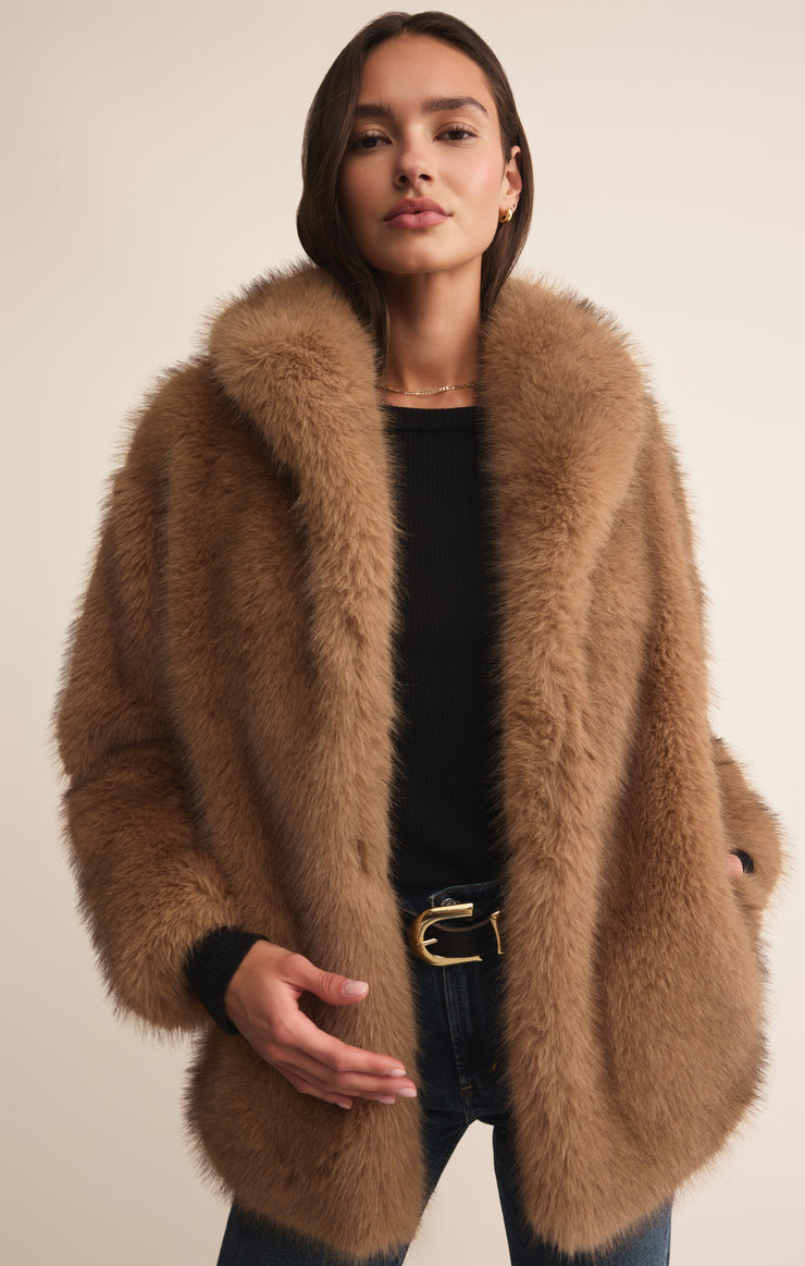 Jackets Logan Faux Fur Coat Logan Faux Fur Coat
