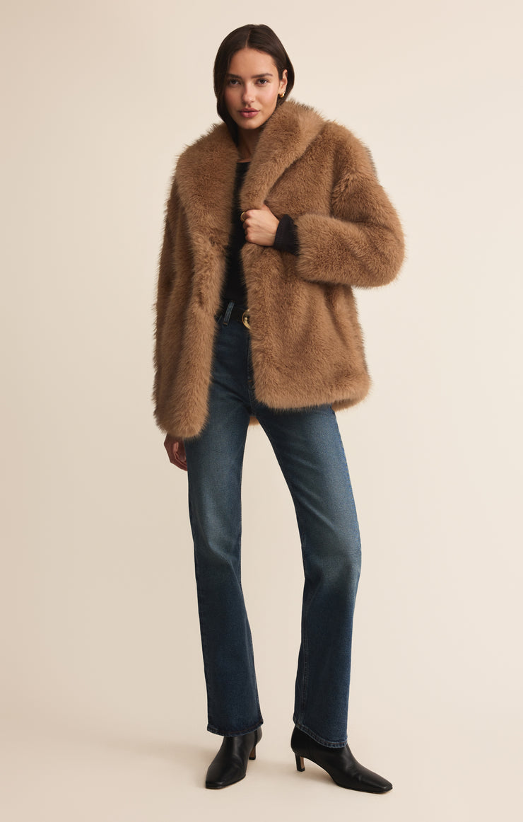 Jackets Logan Faux Fur Coat Logan Faux Fur Coat