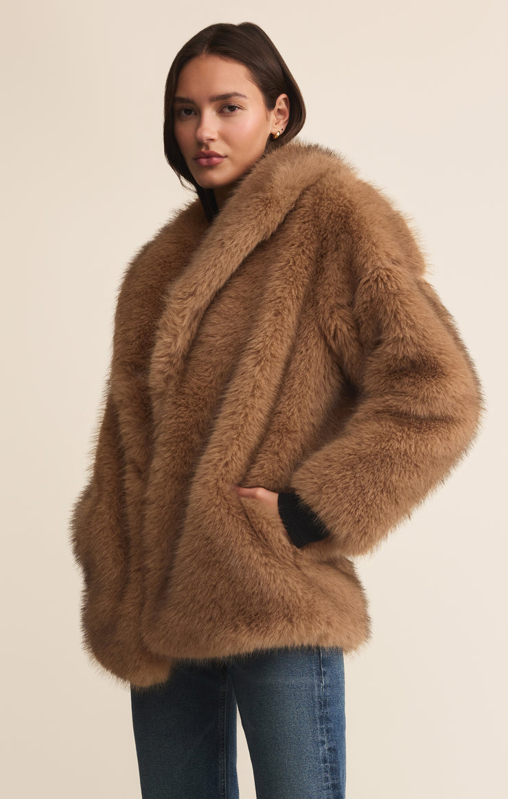 Jackets Logan Faux Fur Coat Logan Faux Fur Coat