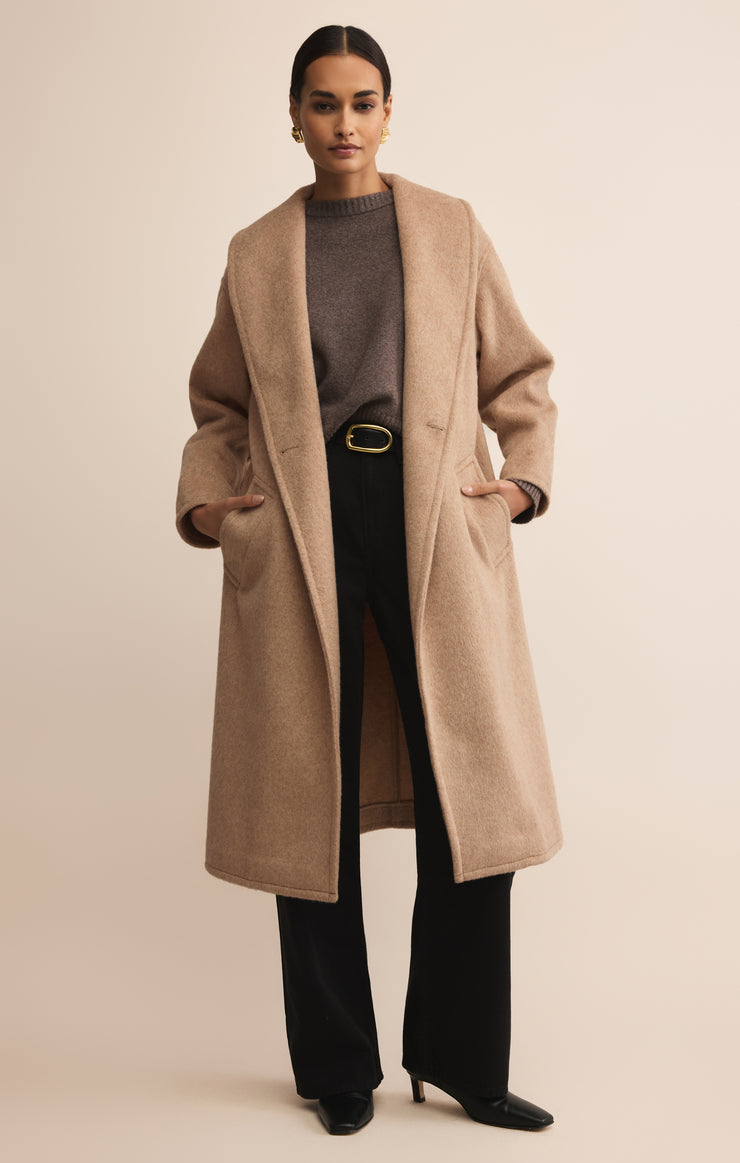 Jackets Signature Luxe Coat Classic Camel
