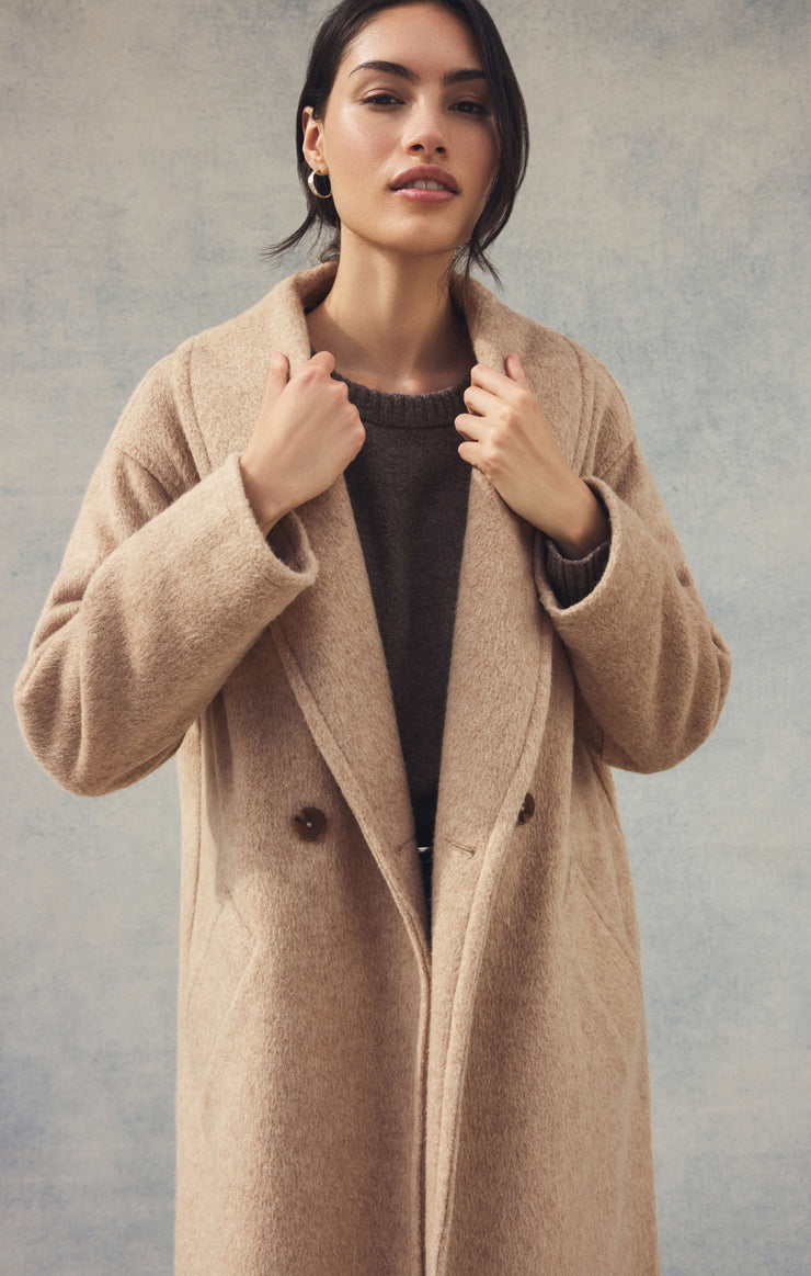 Jackets Signature Luxe Coat Classic Camel