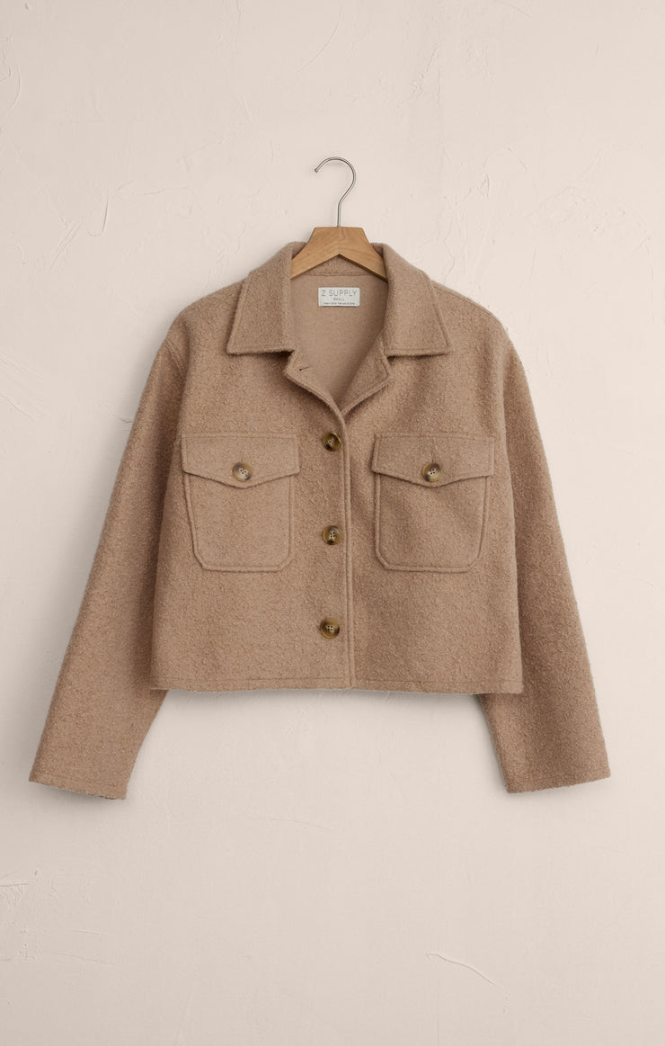 Jackets Oxford Boucle Jacket Classic Camel