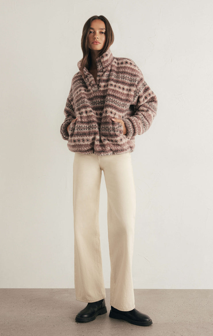 Jackets Glacier Faux Fur Jacket Fig Butter