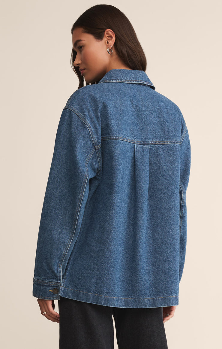 Jackets On The Road Relaxed Chore Jacket Vintage Indigo