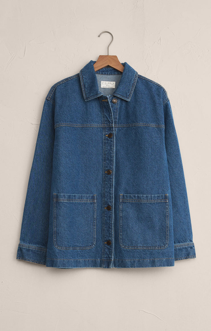 Jackets On The Road Relaxed Chore Jacket Vintage Indigo