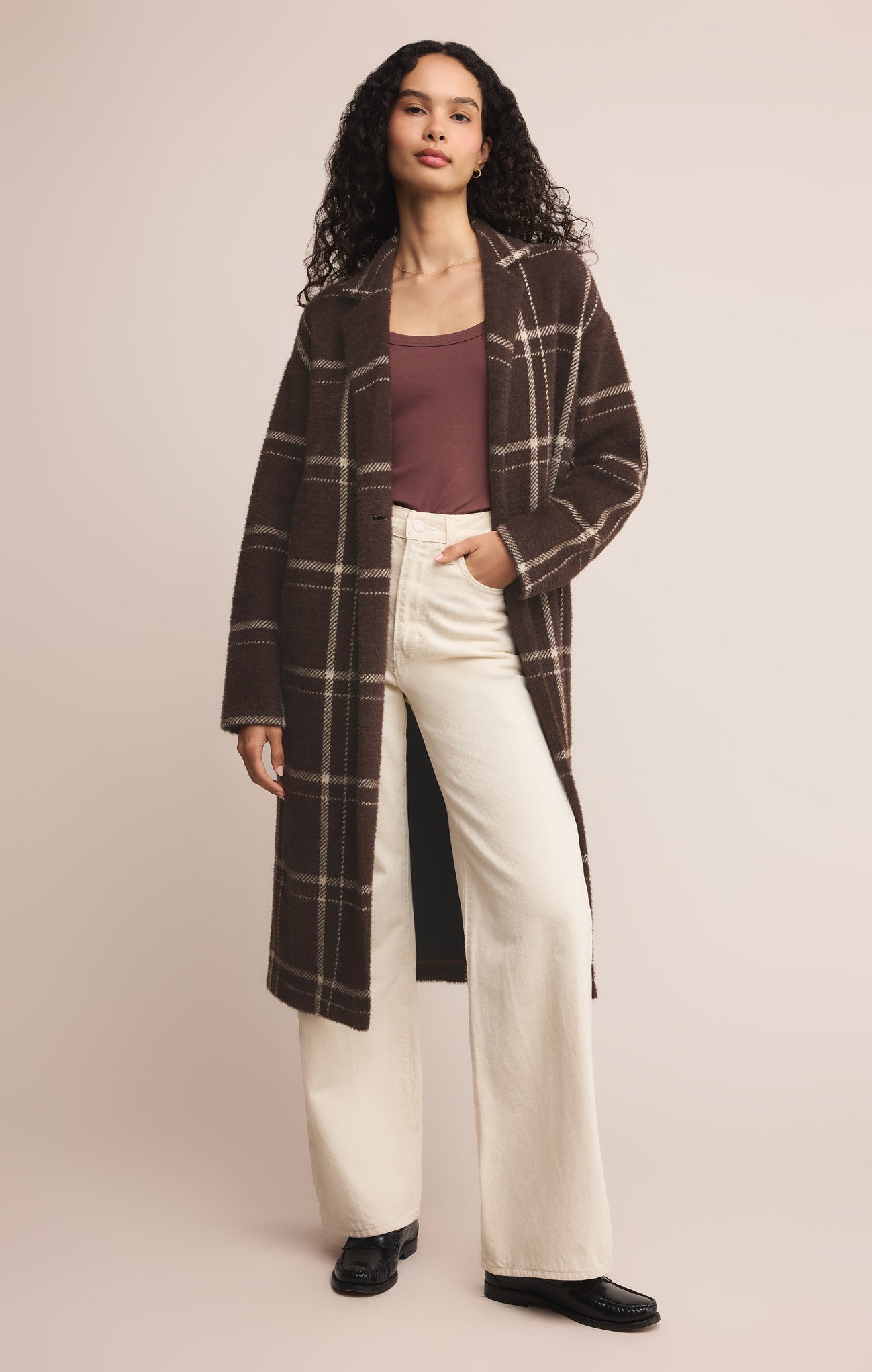 Mason Sweater Plaid Coat – Z SUPPLY