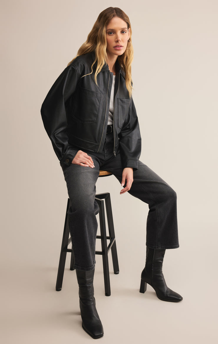 Jackets Heritage Faux Leather Jacket Heritage Faux Leather Jacket