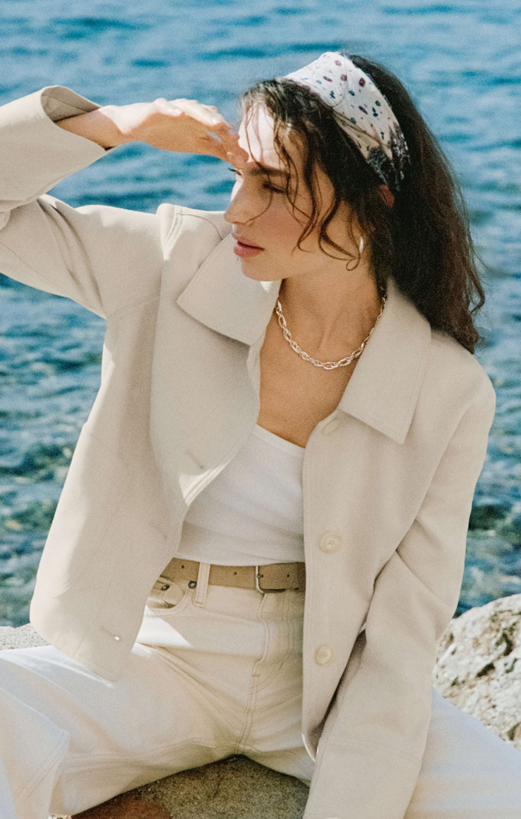 Jackets Dillon Faux Suede Jacket Crystal