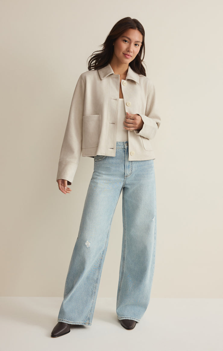 Dillon Faux Suede Jacket – Z SUPPLY