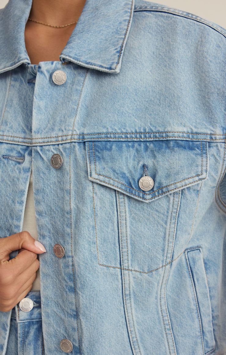 Jackets Dani Denim Trucker Jacket Cove