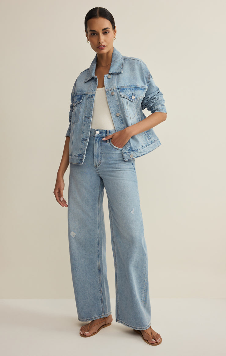 Jackets Dani Denim Trucker Jacket Cove