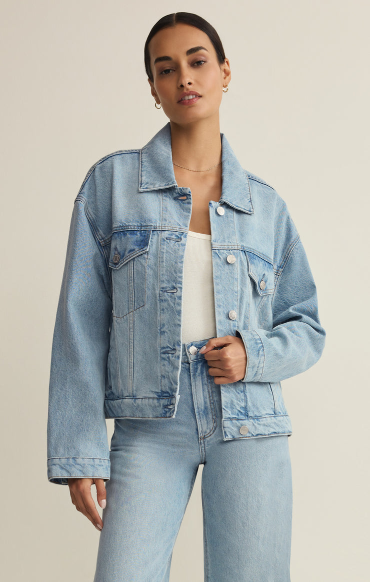Jackets Dani Denim Trucker Jacket Cove
