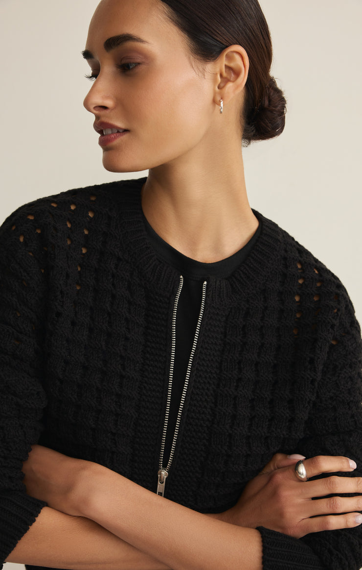 Jackets Logan Sweater Jacket Black