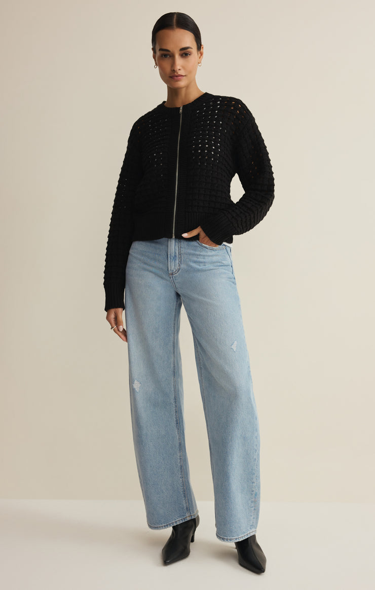 Jackets Logan Sweater Jacket Black