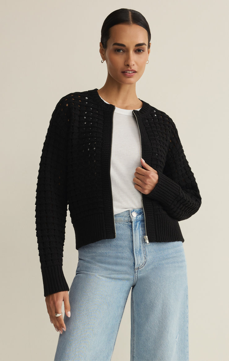 Jackets Logan Sweater Jacket Black