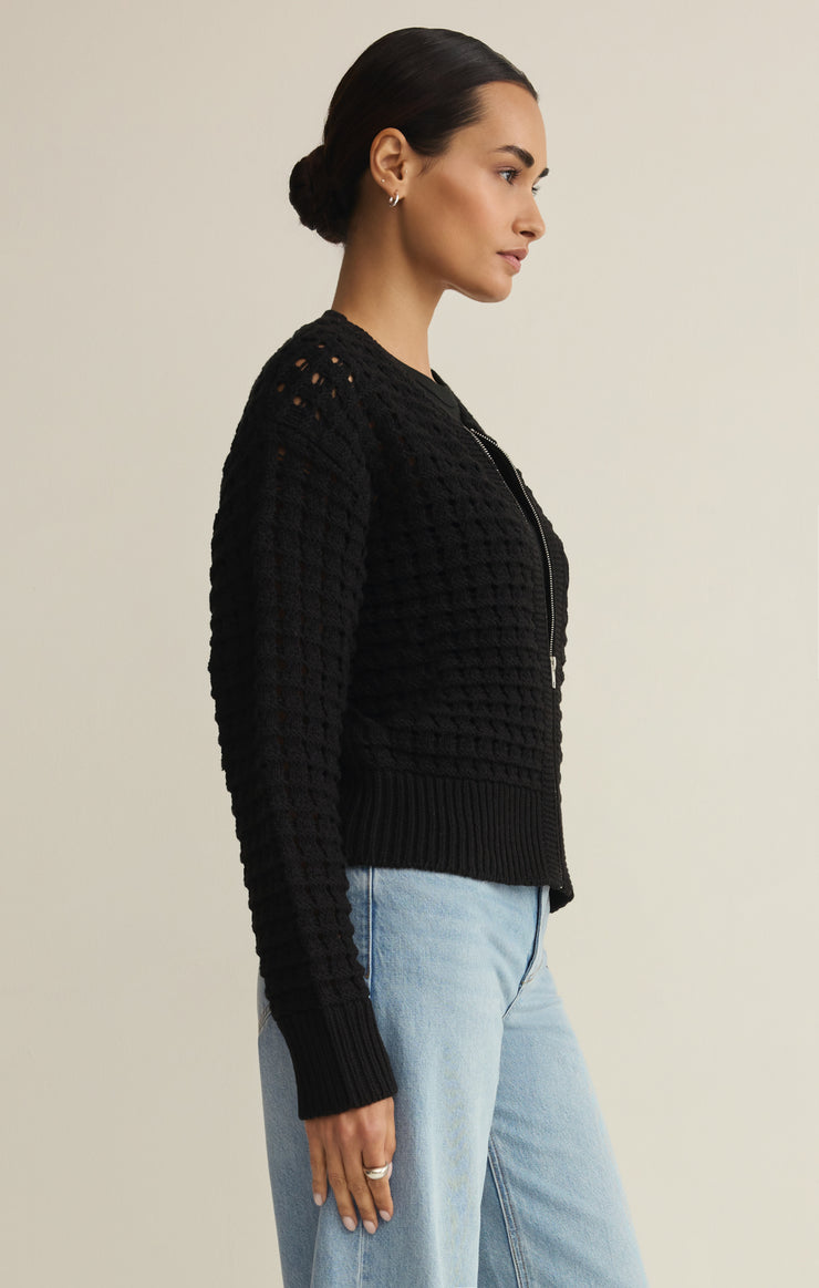 Jackets Logan Sweater Jacket Black