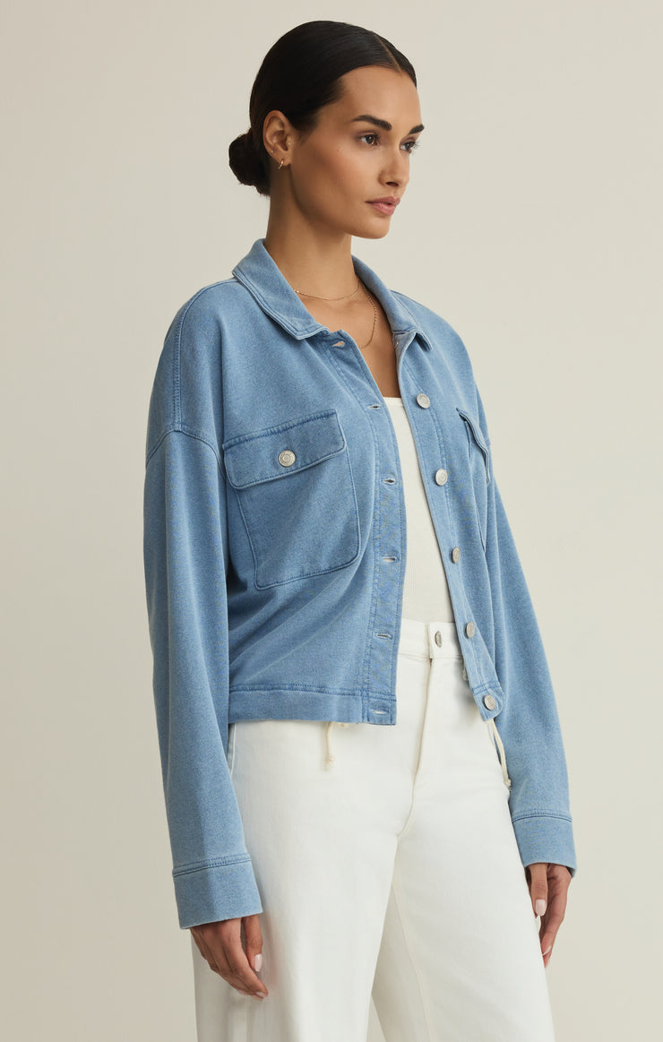 Venus Knit Denim Jacket