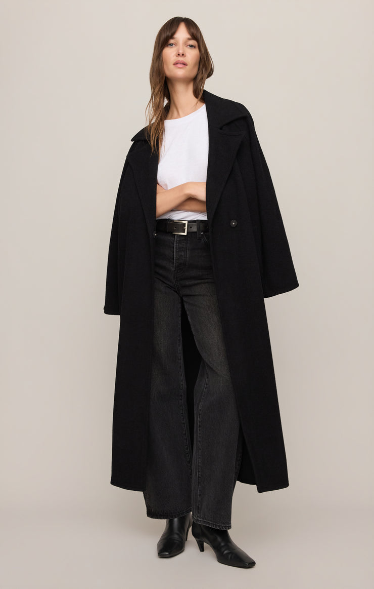 Coats Crosby Cocoon Coat Black