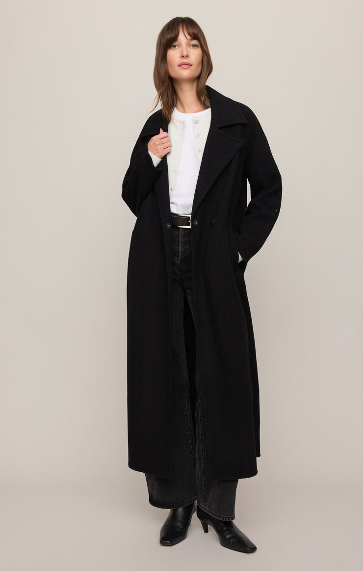 Coats Crosby Cocoon Coat Black