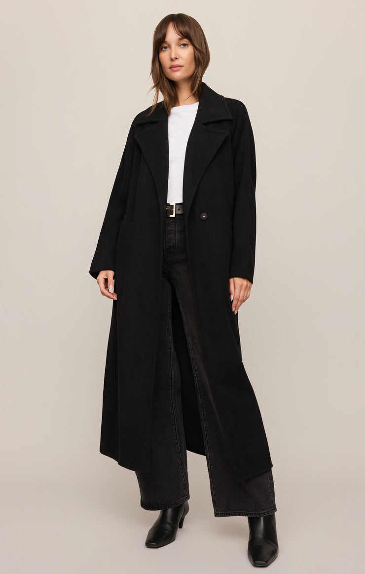 Coats Crosby Cocoon Coat Black