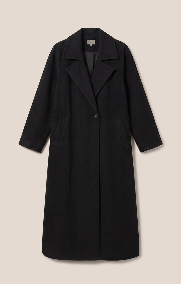Coats Crosby Cocoon Coat Black