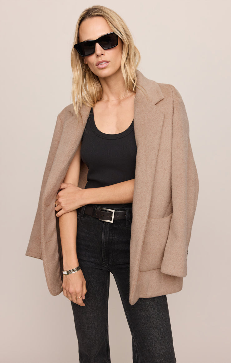 Jackets Hutton Oversized Blazer Classic Camel