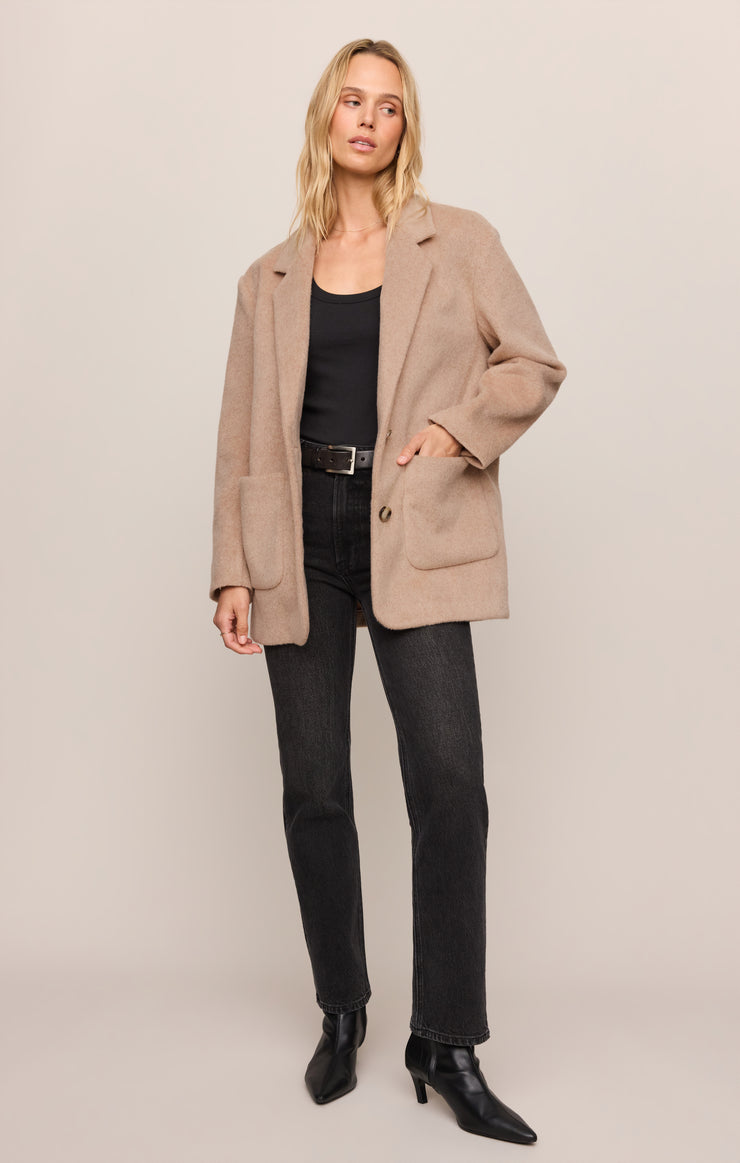 Jackets Hutton Oversized Blazer Classic Camel