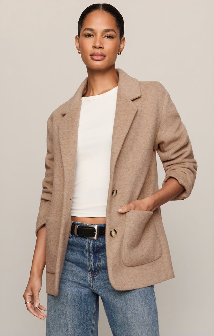 Jackets Hutton Oversized Blazer Classic Camel