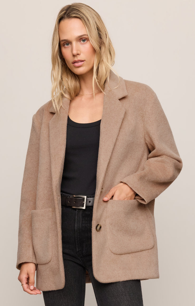 Jackets Hutton Oversized Blazer Classic Camel