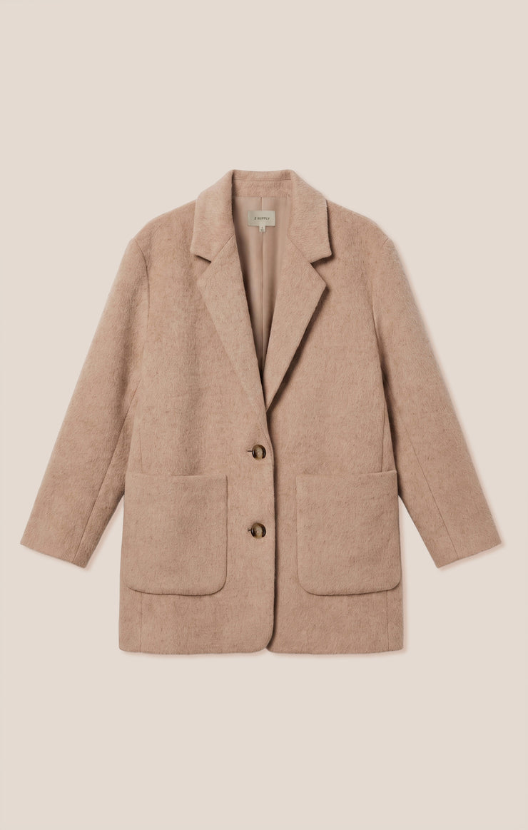 Jackets Hutton Oversized Blazer Classic Camel