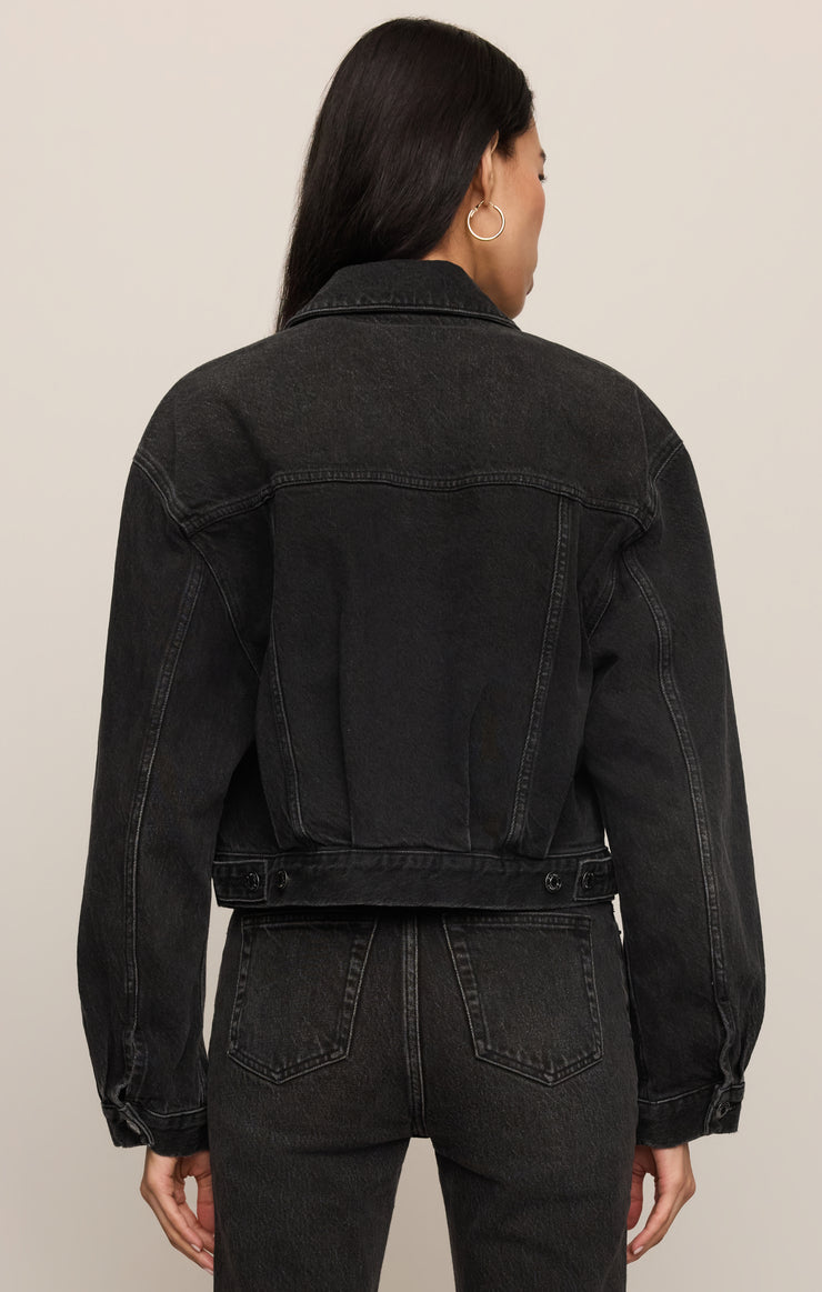 Jackets Daily Cropped Denim Jacket Backstage