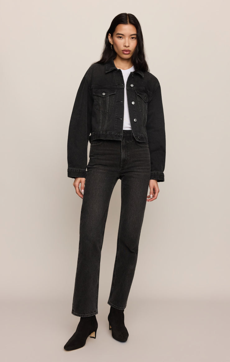 Jackets Daily Cropped Denim Jacket Backstage