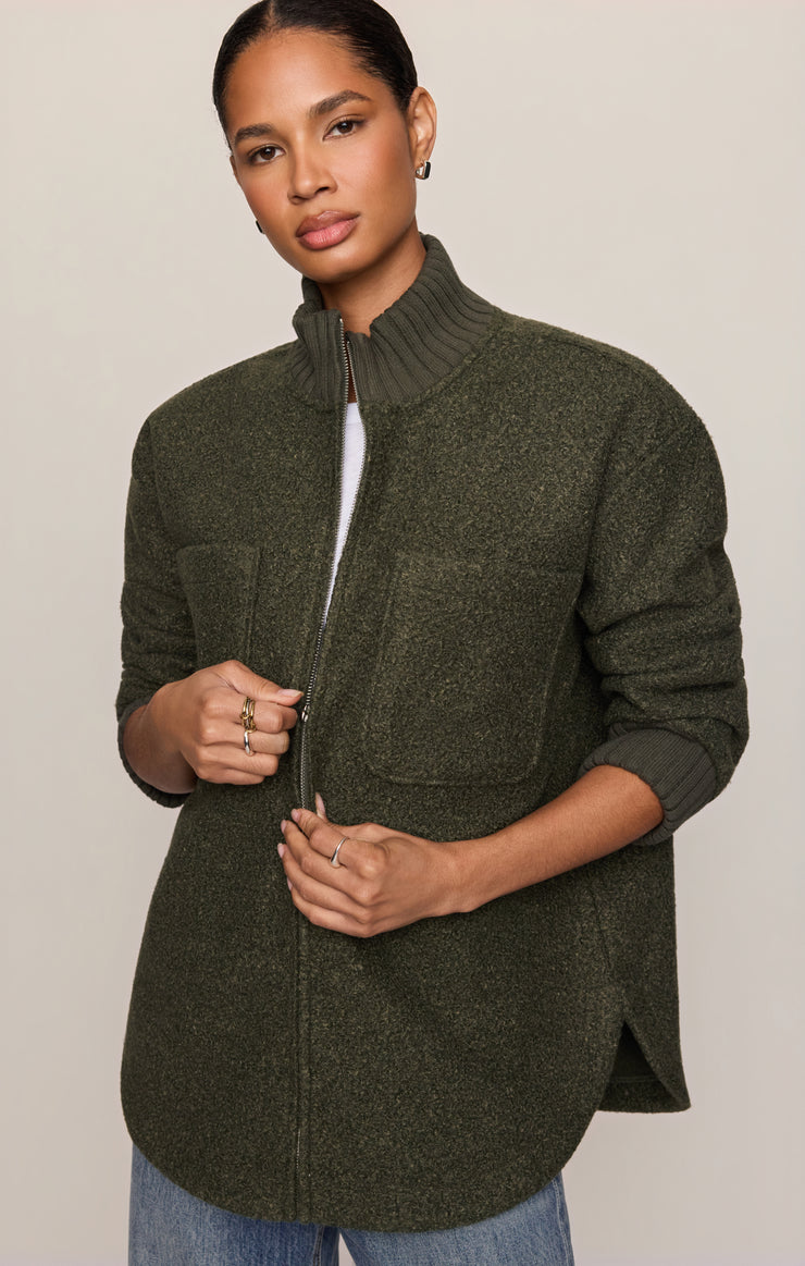 Jackets Downhill Textured Jacket Classic Olive