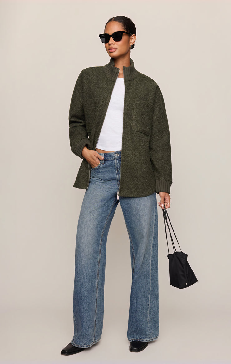 Jackets Downhill Textured Jacket Classic Olive